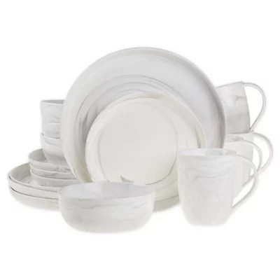 Artisanal Kitchen Supply® Coupe Marbleized 16-Piece Dinnerware Set | Bed Bath & Beyond | Bed Bath & Beyond