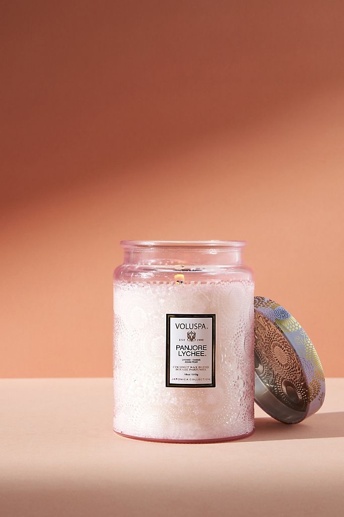 Voluspa Limited Edition Cut Glass Jar Candle | Anthropologie (US)