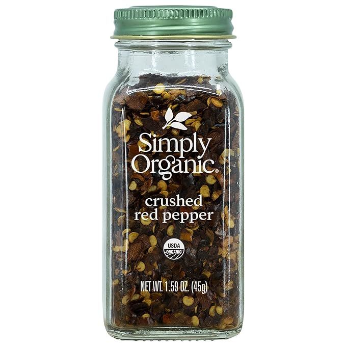 Simply Organic Crushed Red Pepper, Certified Organic | 1.59 oz | Capsicum annuum L. | Amazon (US)