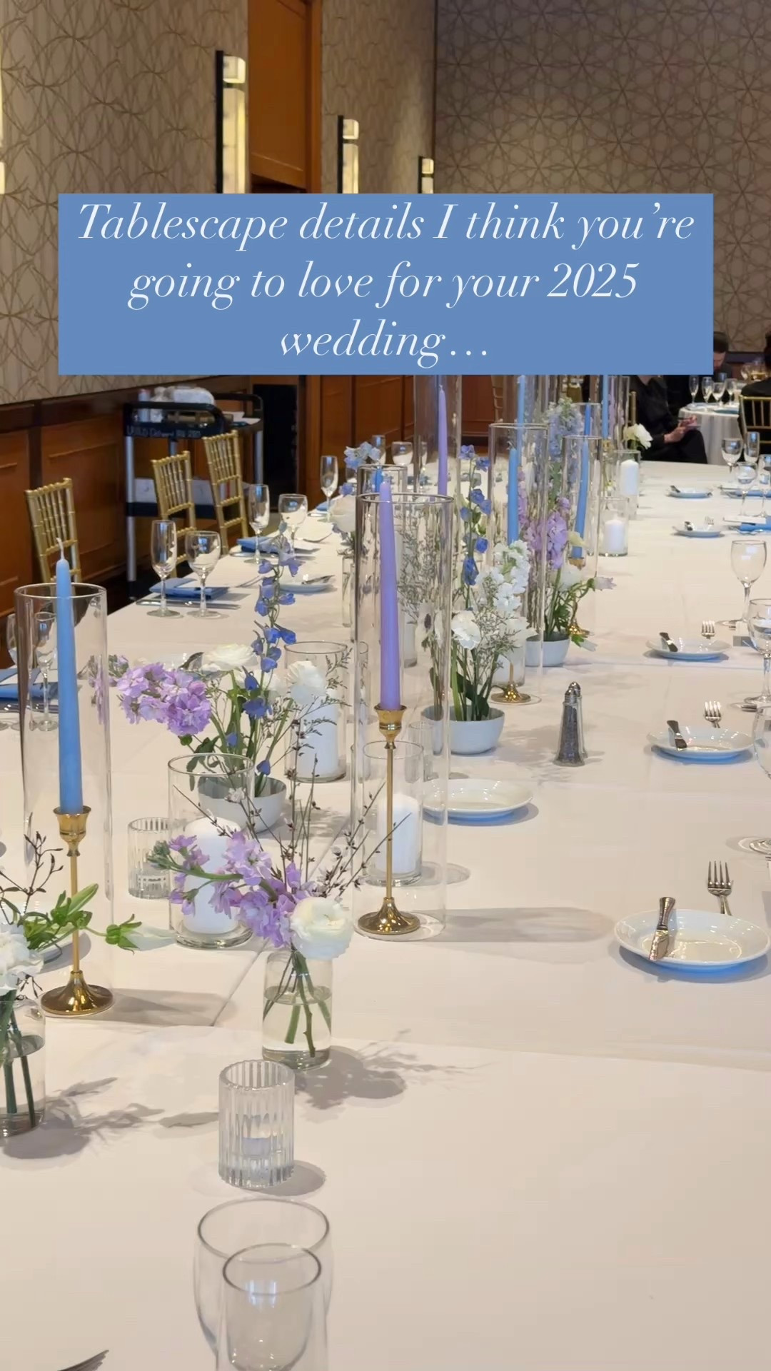 Romantic, artful, and full of COLOR—yes, please! If you're dreaming up the perfect wedding tablescape, here are my go-to details to bring it to life:

→ Candle Cylinders: Budget-friendly finds from Dollar Tree + Hobby Lobby

→ Taper candles: yummi candles in periwinkle, ice blue and lavender in gold Amazon holders & hoods  
→ Pillar Candles: Ikea + Amazon for that soft glow
→ Votives: These ribbed glass votives are from Dollar Tree—flip them over, and they double as taper holders!
→ Ikebana Holders: Modern floral magic with Target bowls + Michael’s frogs

I’ve linked everything I could so you can recreate this luxe tablescape without the guesswork! Tap to shop & save this for later!

#WeddingTablescape #WeddingDecor #TablescapeInspo #WeddingFlorals #CandlelitWedding #WeddingPlanner #LTKHome #LTKWedding

#LTKSeasonal #LTKWedding