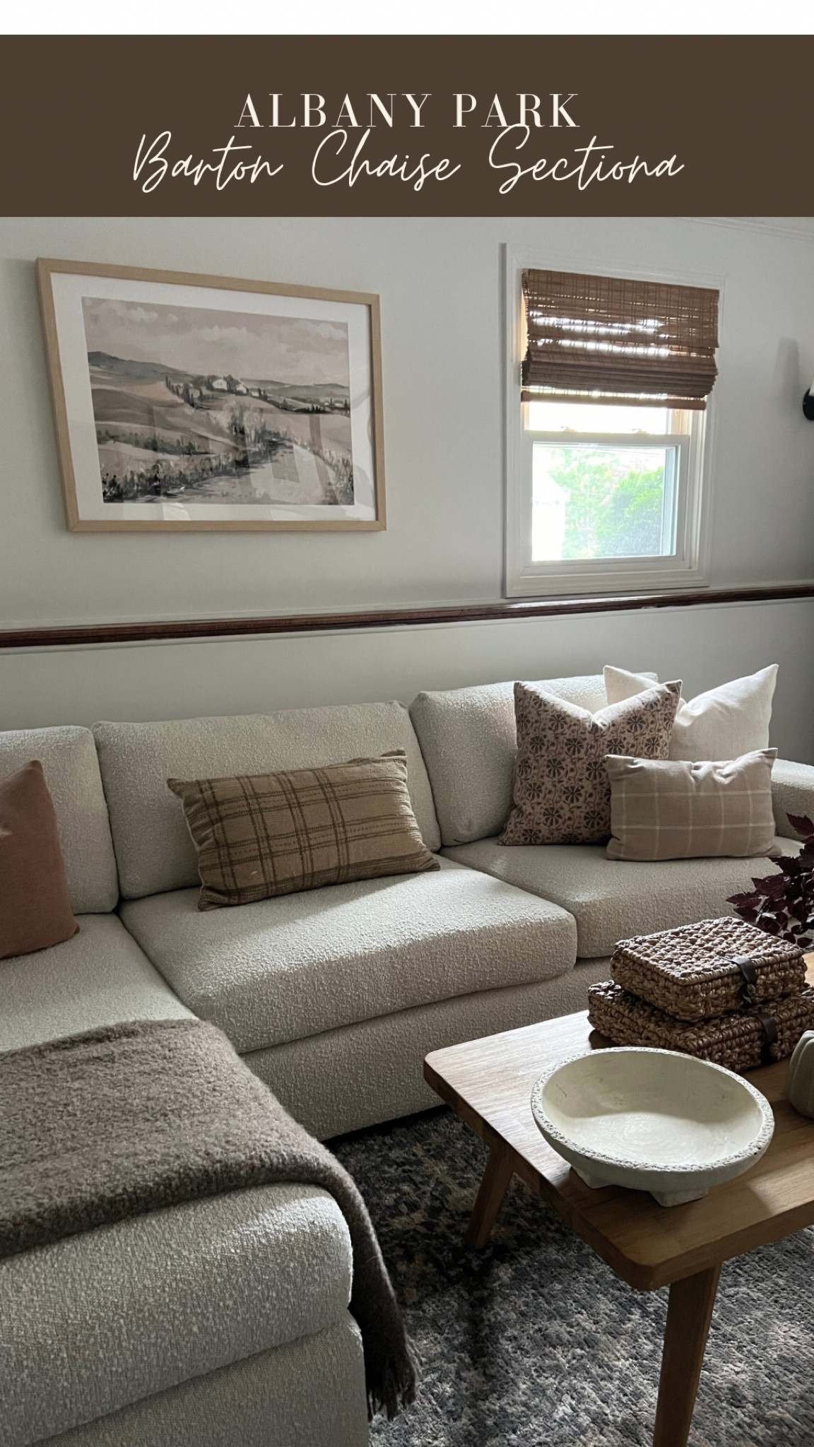 Our new sofa from Albany Park checks off all the boxes: comfort, stylish, neutral aesthetic and durable for kids. 

We wanted a room that served both purposes: warm and inviting and a hang out for our family. The kids can play in the playroom and we can snuggle up to a move with the fireplace on. @AlbanyParkHome just introduced their Barton Chaise Sectional and it is pure perfection. I chose the alabaster with boucle fabric. 

::: Removable, cleanable seat cushions with kid and pet-friendly fabric options let you lounge without worry
::: 100% vegan and cruelty-free 
::: Assembly was incredibly easy in just a few steps, no tools needed! 



//

//

//

#albanypark #myalbanypark #bartoncollection 
#hernest #budgetfriendly #budgetfriendlydecor #budgetdecor #budgethome #affordables #affordablehomefinds #affordablehomedecor #affordableprices #transitionalhome #neutralhome #neutraldecor #neutralhomedecor #boujeeonabudget #boujeeaesthetic #homefinds 


#LTKSaleAlert #LTKSeasonal #LTKHome

#LTKHome #LTKCyberWeek #LTKSeasonal