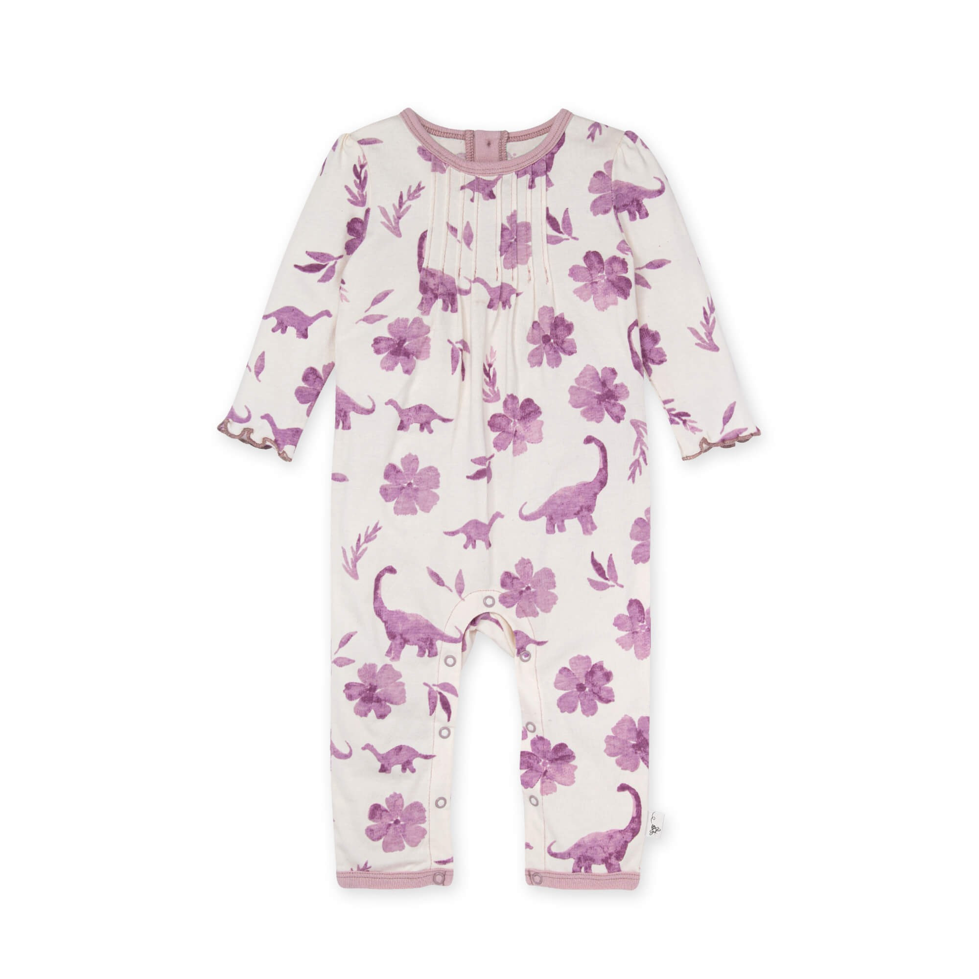 Mama & Baby Dino Organic Cotton Jumpsuit | Burts Bees Baby
