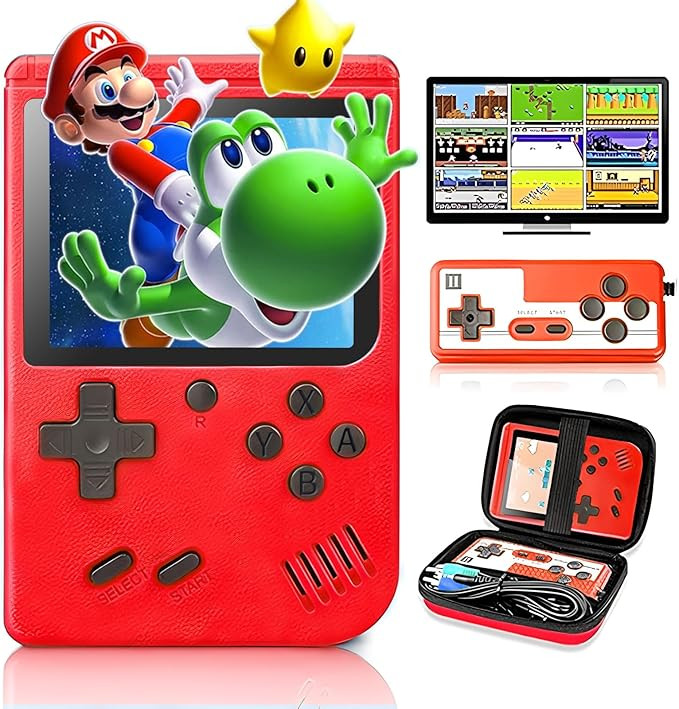 Tlsdosp Retro Handheld Game Console, Portable Retro Video Game Console with 400 Classical FC Game... | Amazon (US)