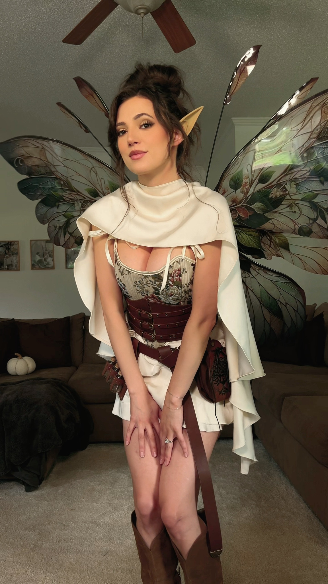 She was a fairy 🧚 Halloween or Renaissance Faire costume idea!

The dress and cape I used in this video are from Bella Barnett but I tagged a similar skirt and scarf below that could help you achieve the same look. 

#LTKHalloween #LTKSeasonal #LTKStyleTip