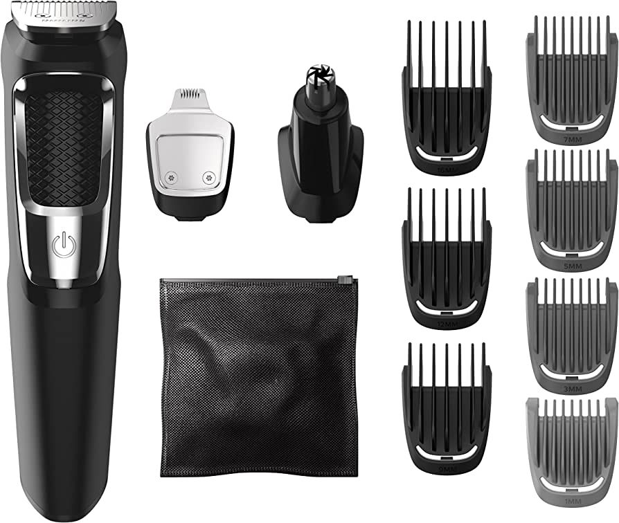 Philips Norelco Multigroomer All-in-One Trimmer Series 3000, 13 Piece Mens Grooming Kit, for Bear... | Amazon (US)