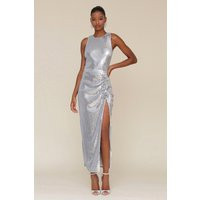 Rosette Detail Sequin Maxi Dress | Avec Les Filles