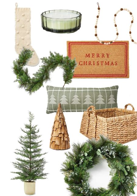 Christmas home decor from target! Faux trees, garland, wreath, throw pillow, welcome mat, decorative trees, and more!

#LTKhome #LTKSeasonal #LTKHoliday