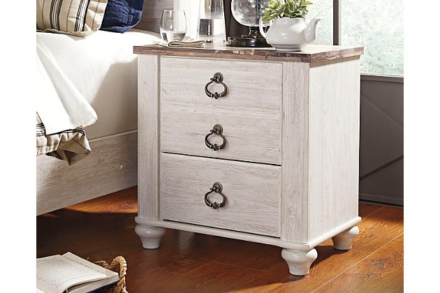 Willowton 2 Drawer Nightstand | Ashley