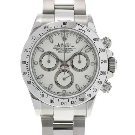 Used ROLEX Rolex Daytona 116520 men s SS watch self-winding ivory dial | Walmart (US)