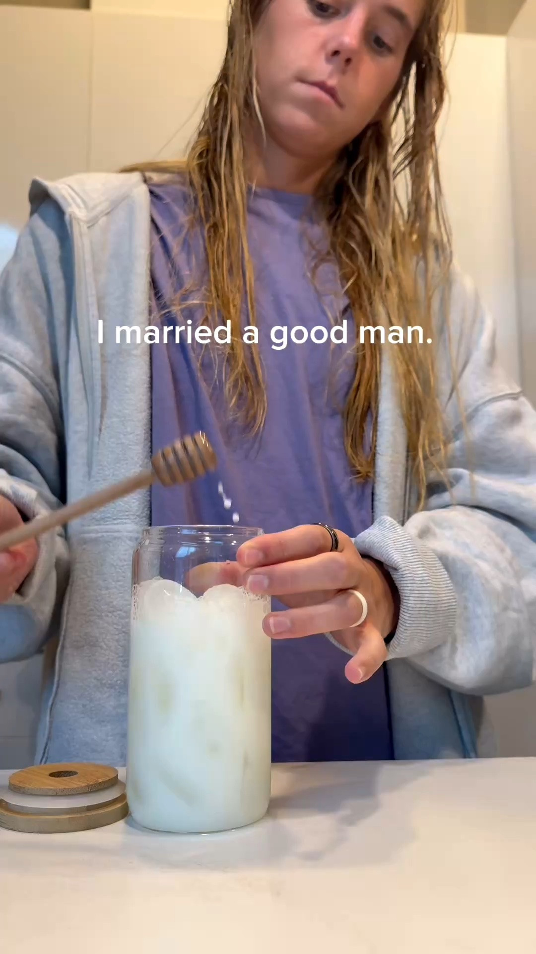 I know this isn’t some groundbreaking video, but when I catch little moments like this, it just reminds me how kind of a man I married. It’s not the fact that he helped me clean up, or the fact that he got towels when I asked. What I see in this video is a man who saw his wife disappointed and WANTED to help. I think it’s easy to point out the hard things in marriage, but sometimes I forget to highlight even more so the good things, no matter how small they are❤️‍🩹

#marriedlife #coyplevideos #marriedcouple #youngmarriage #couplelove

#LTKdayinmylife #LTKootd #LTKgrwm