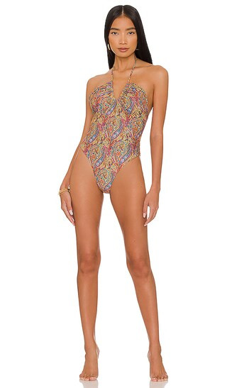 x REVOLVE Indie One Piece in Ingrid Paisley | Revolve Clothing (Global)