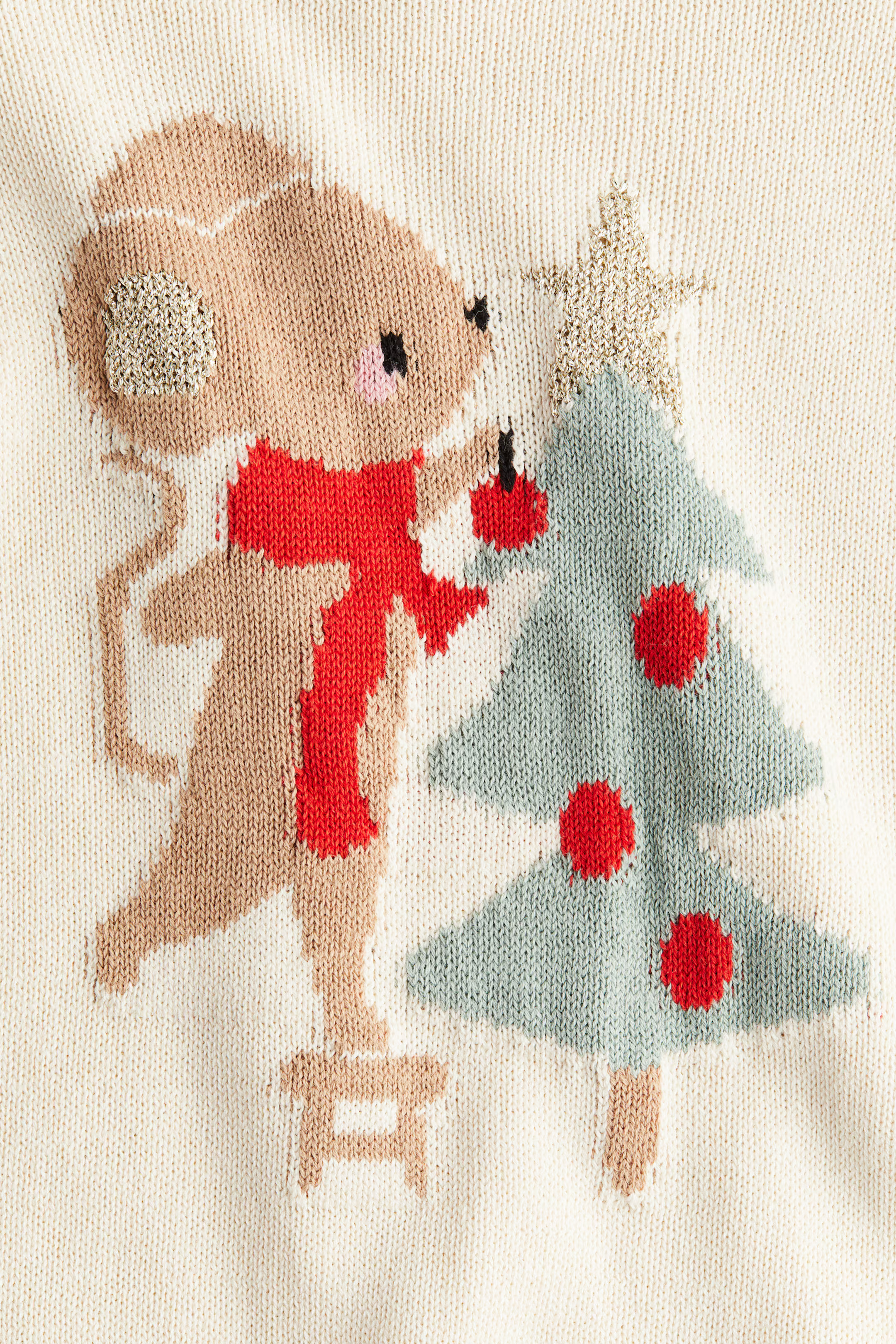 Jacquard-Knit Cotton Sweater | H&M (US + CA)