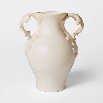 Tall Botanical Handle Ceramic Vase - Threshold™ designed with Studio McGee | Target
