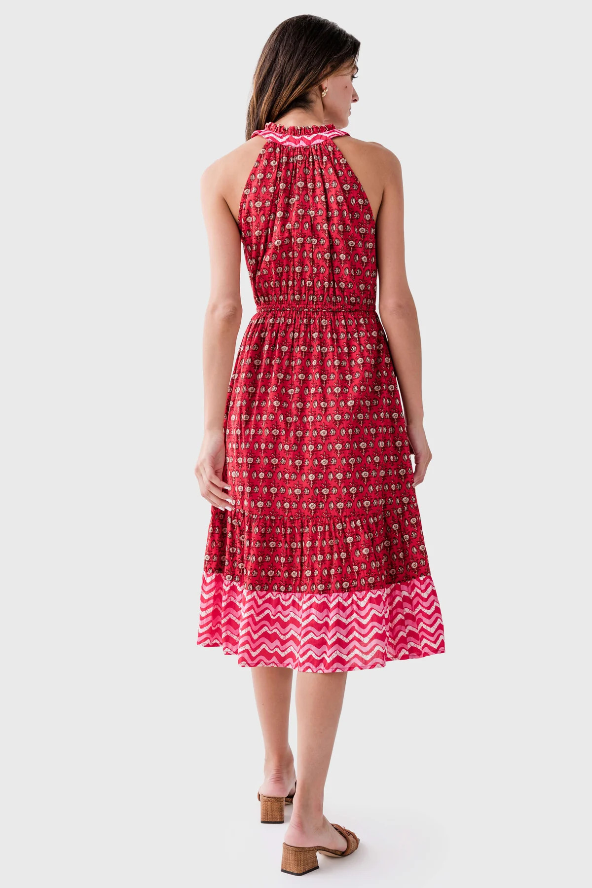 THML Halter Midi Dress | Social Threads