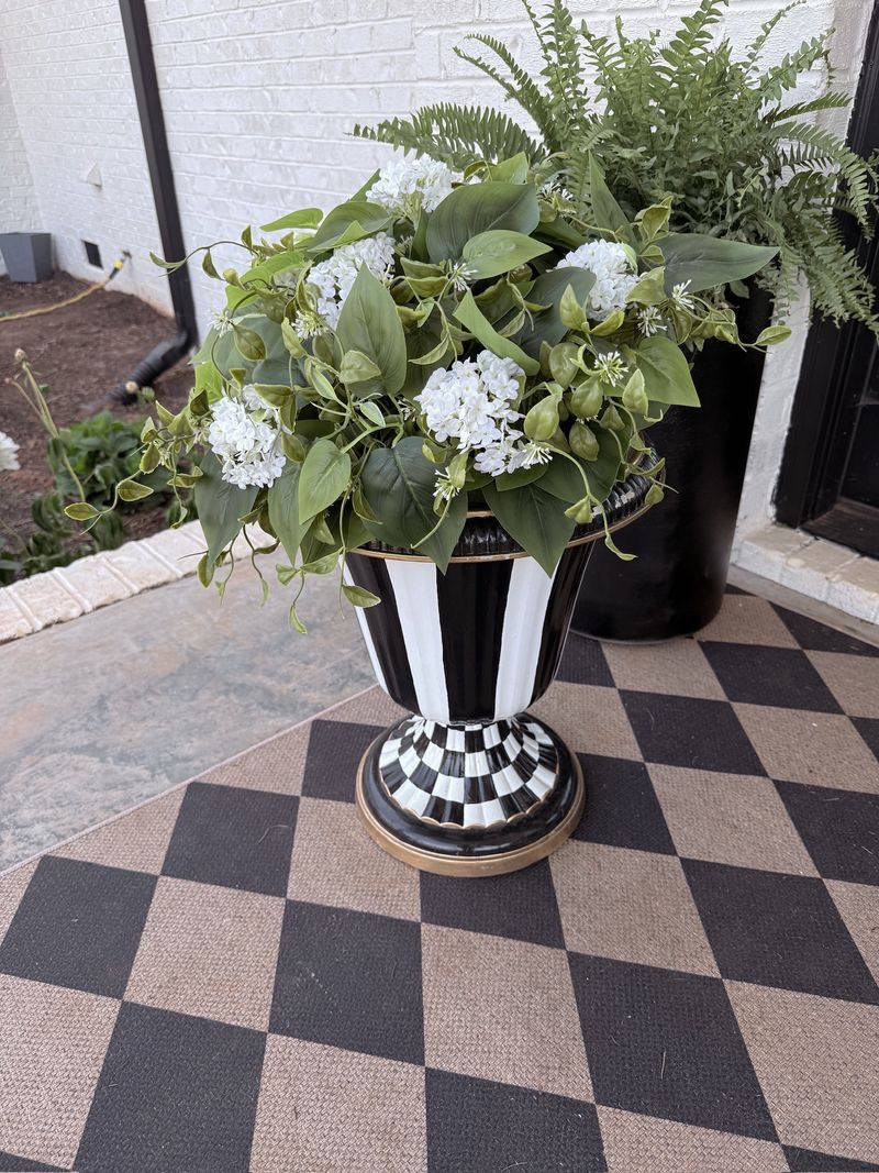 I found the most realistic hydrangea arrangements on @Wayfair and I'm obsessed!! 😍

I’m so impressed with how real these look and how full they made the urns instantly. Such an easy way to freshen up an entryway with zero upkeep.

The urns were a lucky Facebook Marketplace find from a local seller, so I will link similar! 

 #LTKmomlife #LTKSeasonal #LTKHome
