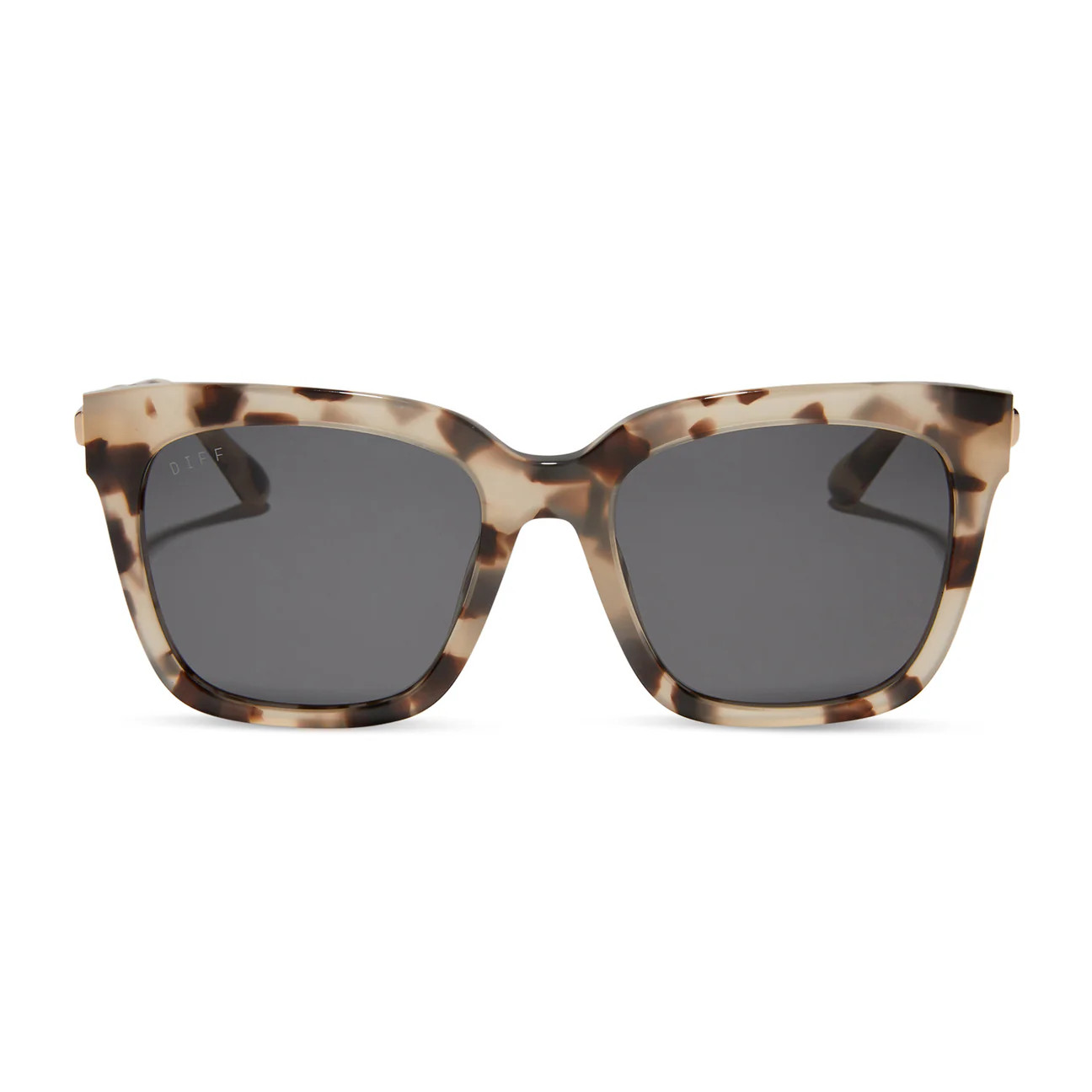 BELLA - TORTOISE + GREY + POLARIZED SUNGLASSES | DIFF Eyewear