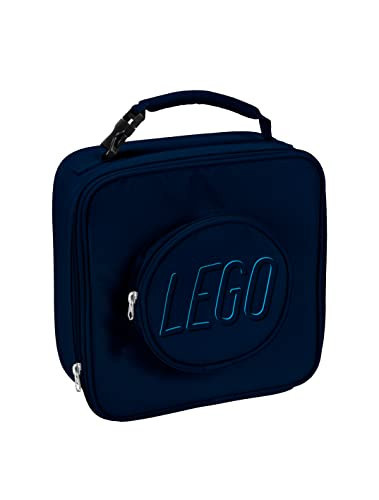 LEGO Brick Lunch Bag, Navy, Unisex, Polyester, 12" | Amazon (US)