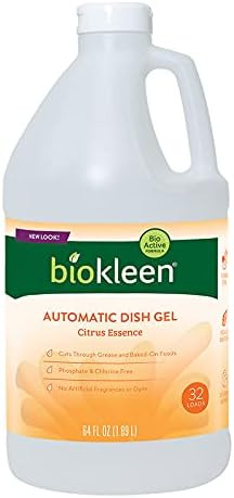 Biokleen Automatic Dishwashing Liquid Detergent Gel, Concentrated, Phosphate & Chlorine Free, Eco... | Amazon (US)