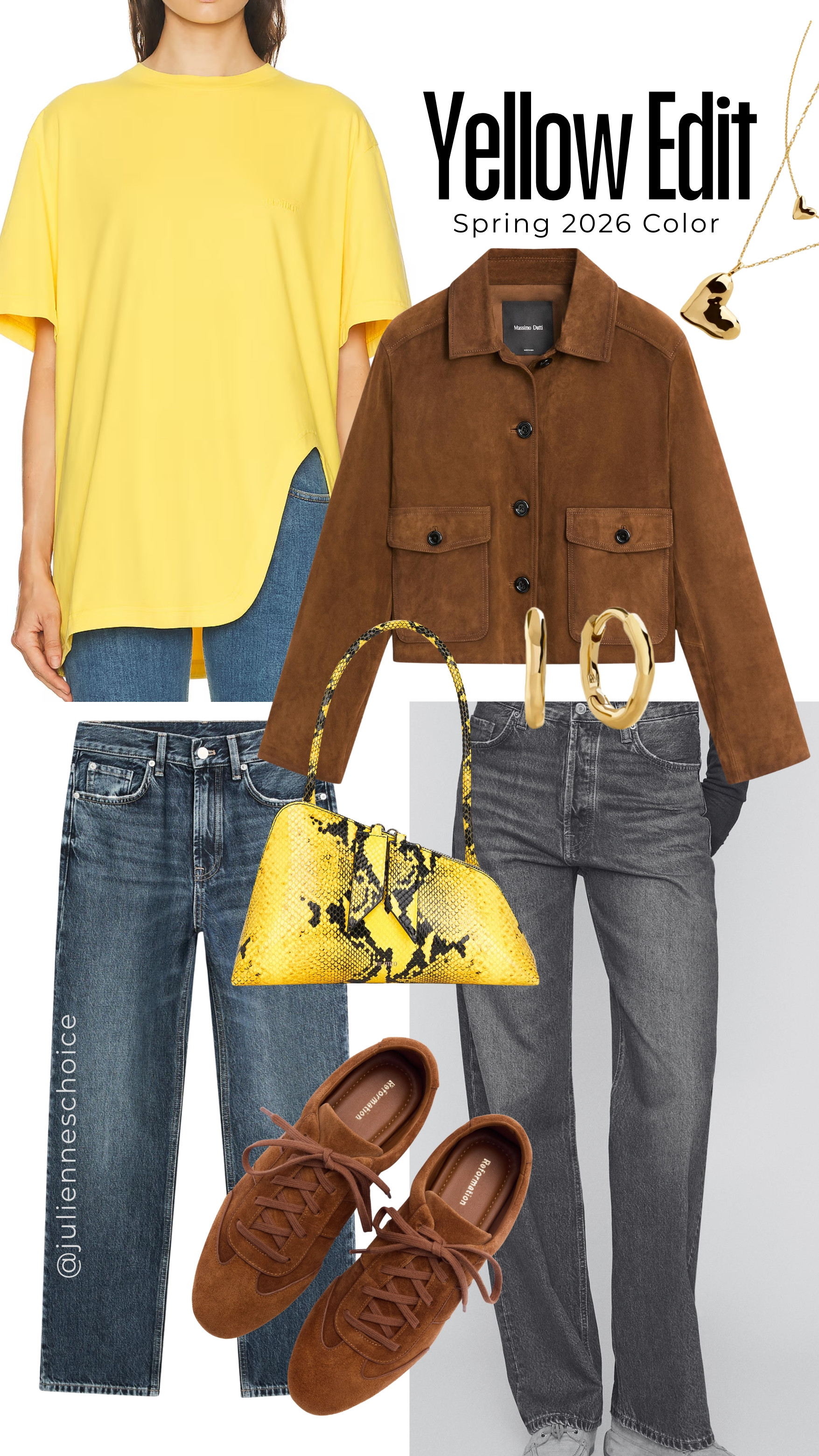 A curated yellow edit — statement pieces and everyday layers that actually work.✨julienneschoice 

#YellowEdit #YellowOutfits #SpringStyle #LTKFinds #SpringStyle #ColorStyling #WearableFashion #OutfitInspo 

 

#LTKootd #LTKSeasonal