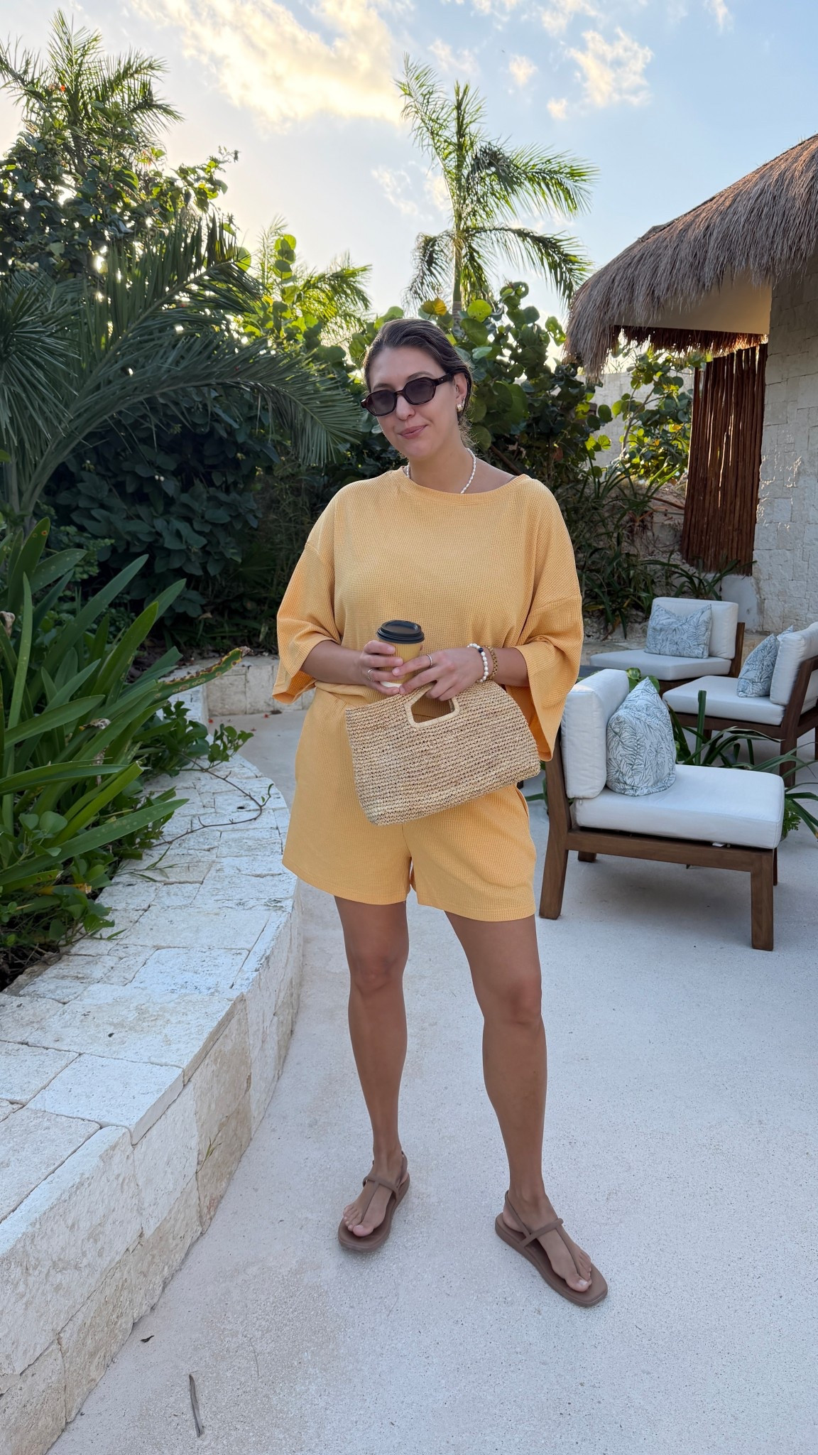 Easy vacation uniform: lightweight set, comfy sandals, woven bag, and sunnies.
This is the kind of outfit that works for morning coffee runs, resort walks, or heading to breakfast without overthinking it.

Everything linked 🤍


Amazon fashion | amazon womens fashion | amazon midsize fashion | amazon vacation outfit | vacation outfits | beach vacation outfits | resort outfits | cruise outfits | amazon vacation outfits | warm weather outfits | neutral vacation outfits

#LTKTravel #LTKMidsize #LTKvlog