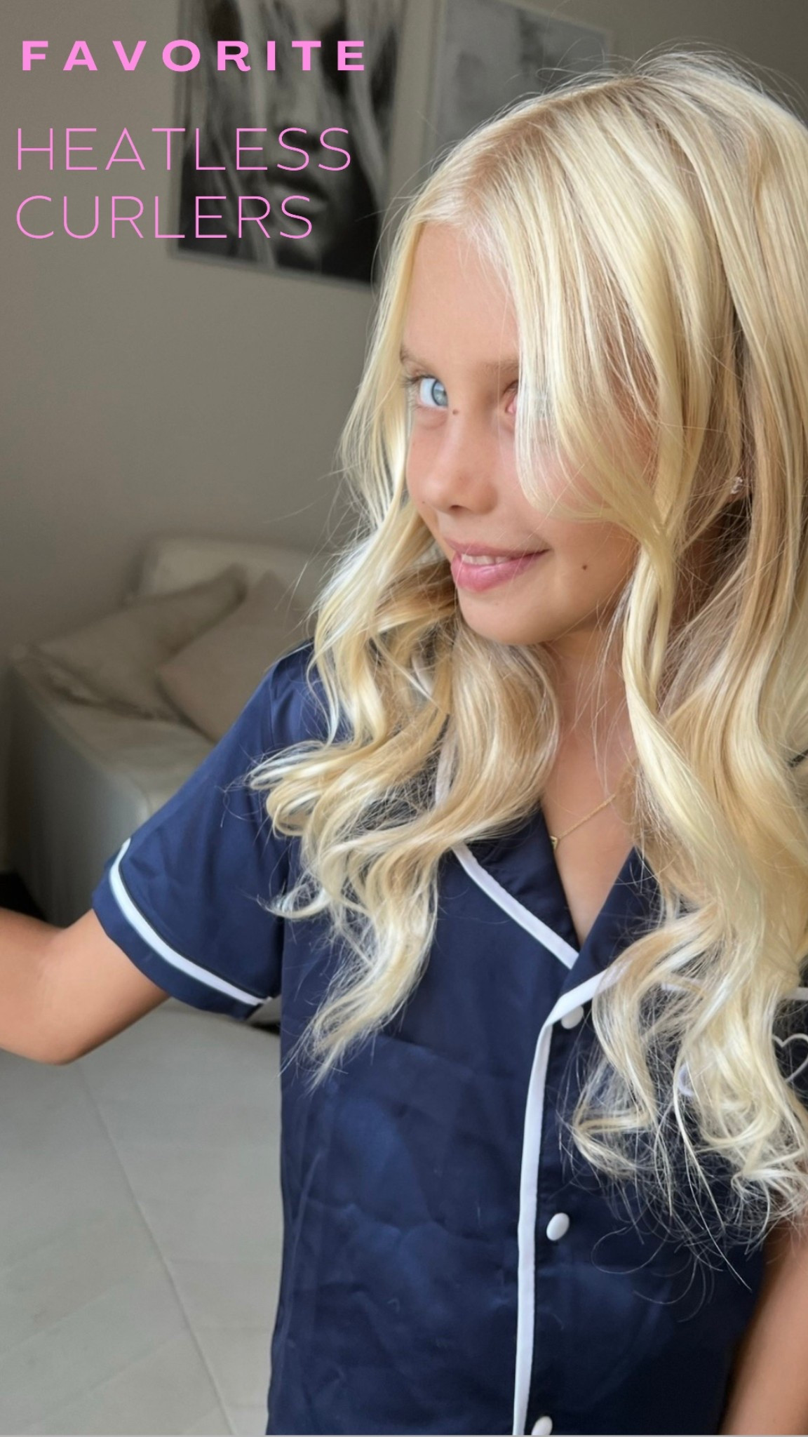 Using our fav heatless curlers 🌸 #HeatlessCurls #KitschBeauty #CurlyHairGoals #LTKBeauty 

 #LTKBeauty #LTKFamily

#LTKStyleTip #LTKBeauty