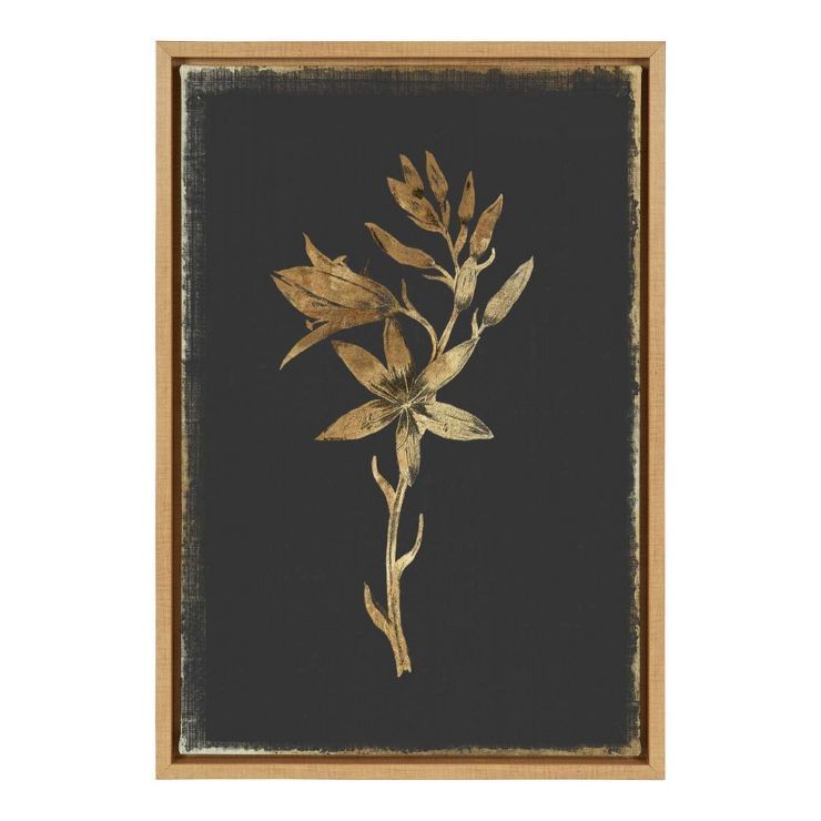 16" x 23" Carmass and Wild Hyacinth Framed Canvas Wall Art - Amanti Art | Target