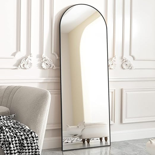 HARRITPURE 65"x22" Arched Full Length Mirror Free Standing Leaning Mirror Hanging Mounted Mirror ... | Amazon (US)