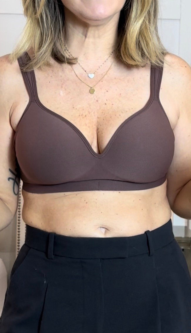 First time orders use code 1ST20 for 20% off. 
Also buy 3, get 1 free sitewide! Not sure if it’s stackable 
I wear a size medium and it’s glorious. Fits great, no bulging, wireless, t shirt soft, built in light padding for shape and comfort, adjustable band and straps. 


#LTKmomlife #LTKOver40 #LTKselfcare

#LTKselfcare #LTKmomlife #LTKOver40