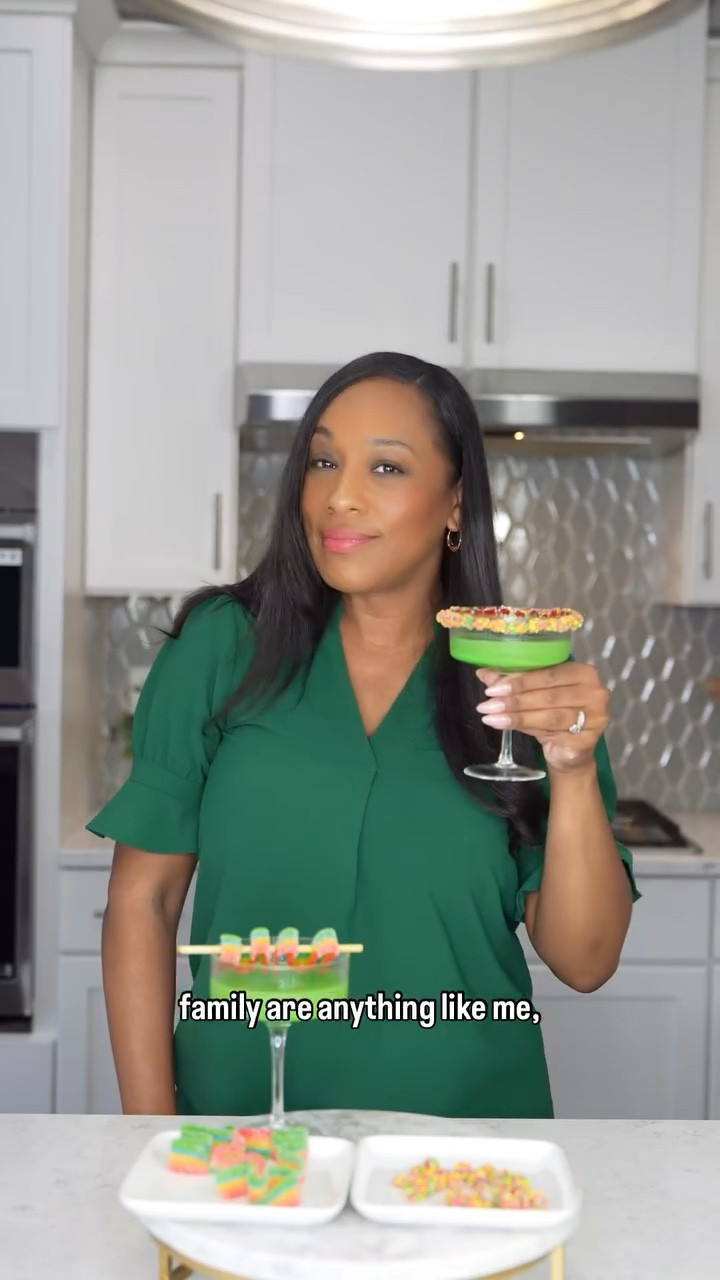 Here’s an easy way to make your drinks extra fun for St. Patrick’s Day!

🍊 Mix orange juice, curacao, and edible green glitter, then pour into a shamrock ice mold. Freeze overnight.

🥂 Rim your glass with Nerds candy for a sweet touch, add a few festive ice cubes, and top with champagne.

🌈 Garnish with a rainbow Airhead (optional)

These are so easy to make. Cheers!

🍀Comment “Green” and I’ll send too the link to these glasses, molds, and edible glitter

#StPatricksDay #FestiveDrinks #Mimosaidea #hostingideas #hostesswiththemostess #atlantainfluencer #atlantamom #festivemimosas

#LTKSeasonal #LTKParties #LTKSpringSale
