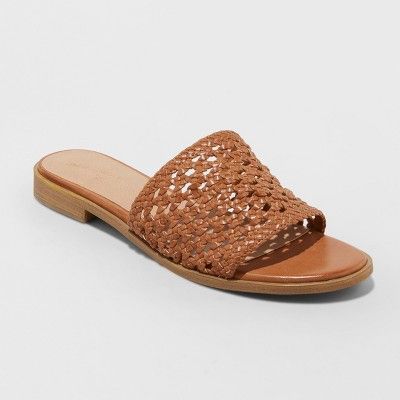 Women's Ellen Woven Slide Sandals - Universal Thread™ | Target