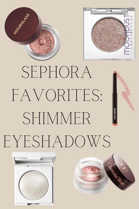The Sephora favorites for shimmer eyeshadows. My favorite eyeshadow look is to use my bronzer over the crease and lid and then a shimmer eyeshadow over the center of the lid or entire lid. 

I get so many compliments when I’m flying that is literally my everyday eyeshadow look. These are some of my favorite shimmers for the eyes. 

The Charlotte Tilbury and Laura Mercier stick I use over my eye and it helps elevate the look so much! For the wet look I love using the Makeup by Mario crystal reflector. #makeup #eyelooks #eyeshadow #eyeshadowlooks #makeuplook #shimmereyeshadow #shimmeroneyes #shimmer 

#LTKfindsunder50 #LTKbeauty #LTKMostLoved