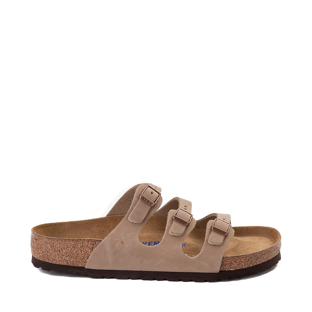 Womens Birkenstock Florida Soft Footbed Sandal - Tobacco | Journeys