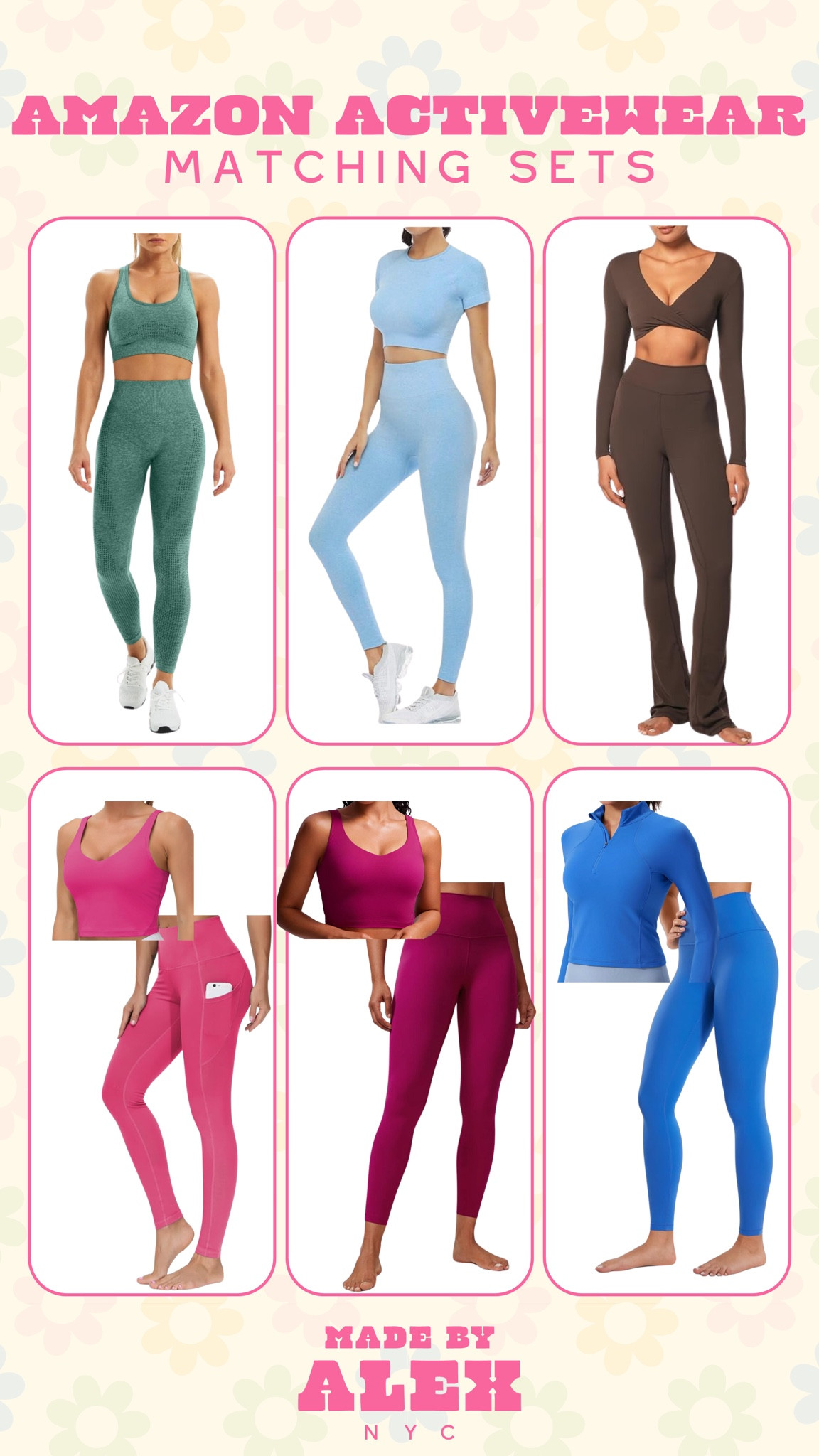 Amazon Activewear Matching Sets! 

Amazon fashion - activewear - matching sets - workout outfit - leggings - sports bra - long sleeve 

#LTKActive #LTKStyleTip