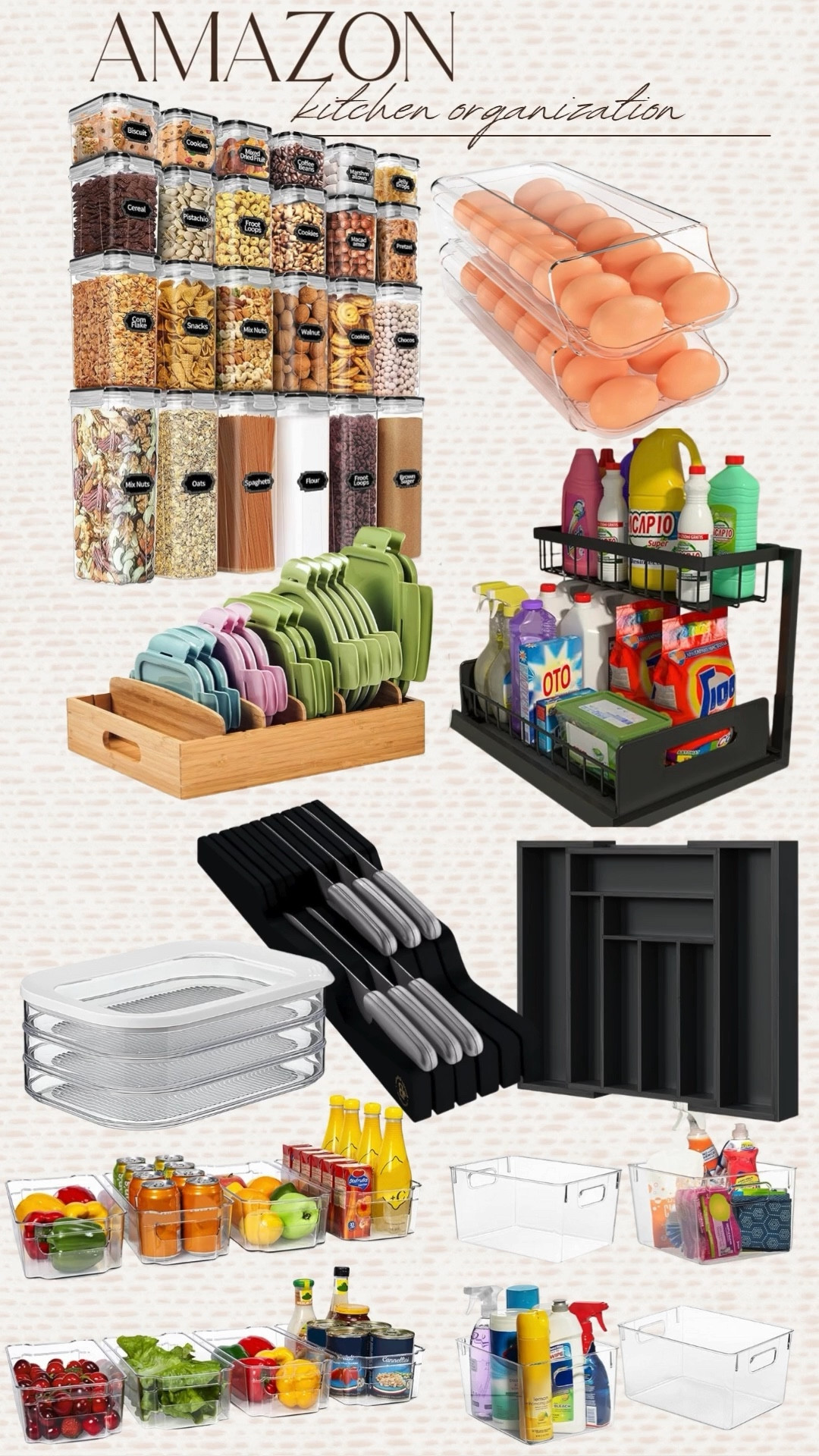 I love these kitchen organization tools! They make it so easy to find everything.

Amazon home organization kitchen home reset home must haves organize with me trending best sellers viral 

#LTKHome #LTKFindsUnder100 #LTKSeasonal
