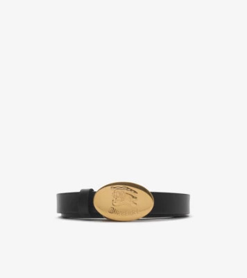 Thin Reversible Leather Oval Knight Stamp Belt​ | Burberry (US)