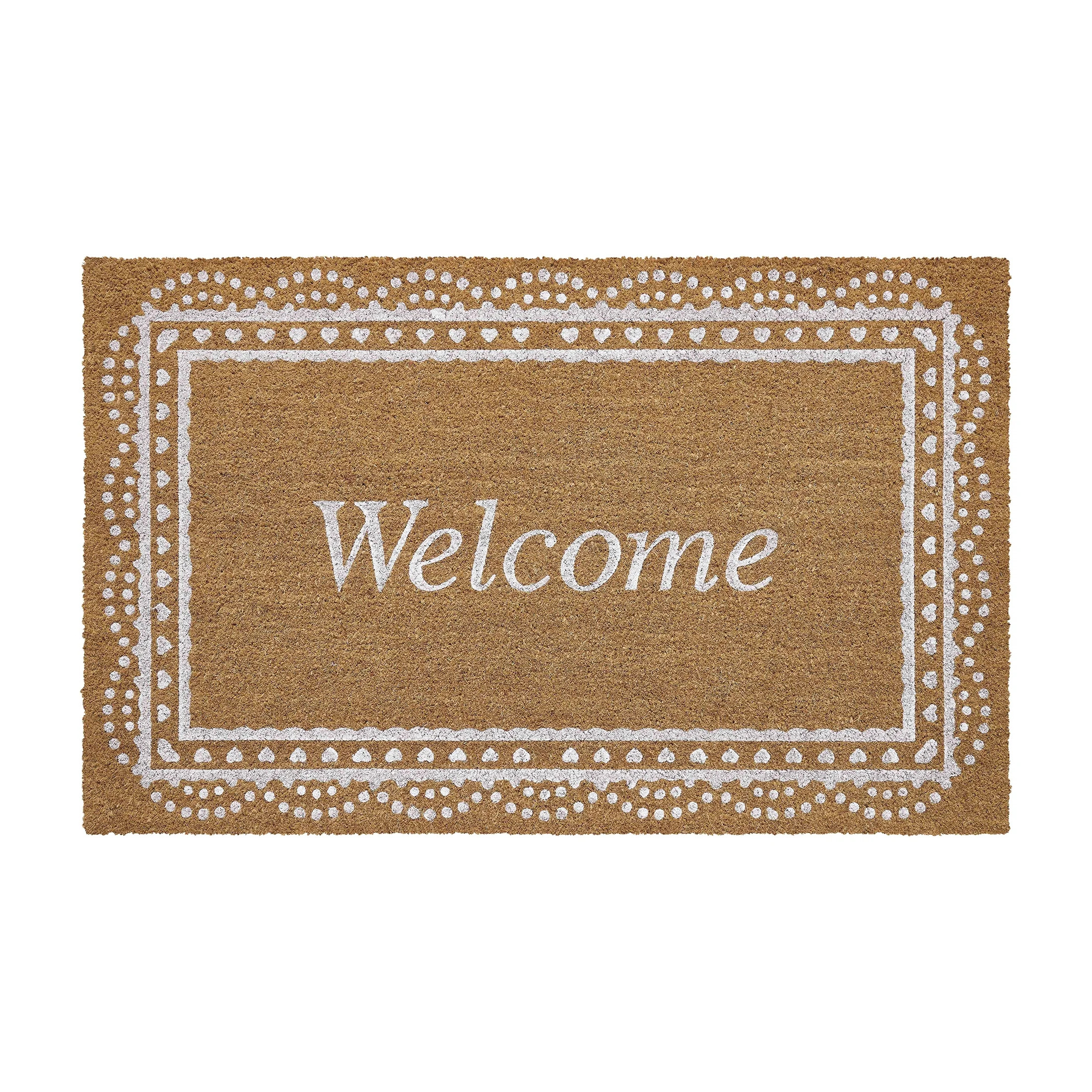 My Texas House Multi Welcome Heart Lace Outdoor Coir Mat, 30" x 48" | Walmart (US)
