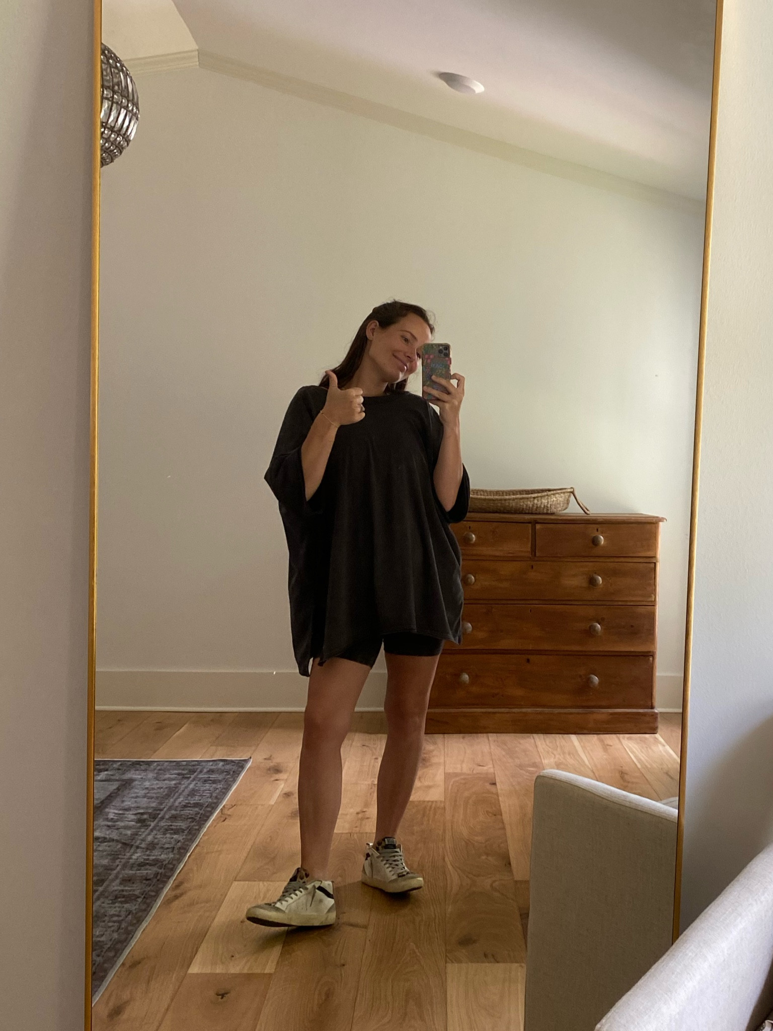 Easiest outfit to throw on! So perfect for maternity/ pregnancy. Runs big so no need to size up for a bump unless maybe you’re in between sizes? I’m in my normal size small and this should last me the whole time. Got this right after I had Ella and it was perfectttt for nursing in too! Free People Hot Shot Reversible Set  

#LTKfit #LTKunder100 #LTKbump