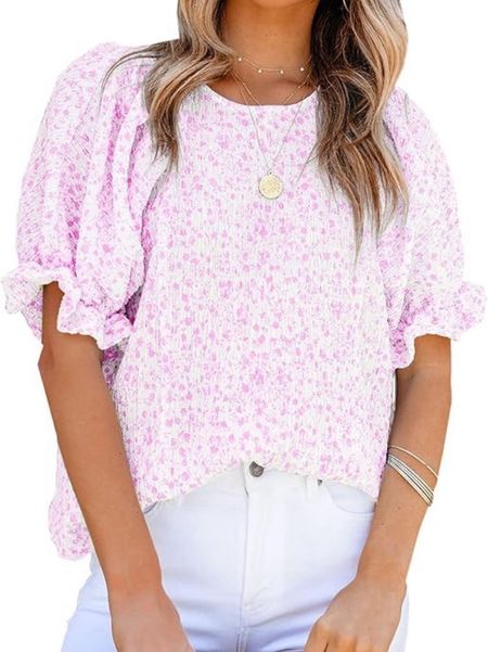 🚨 This Amazon pretty floral blouse is on sale for $16.99! It comes in a variety of colors and sizes. 🚨

#LTKsalealert #LTKfindsunder50