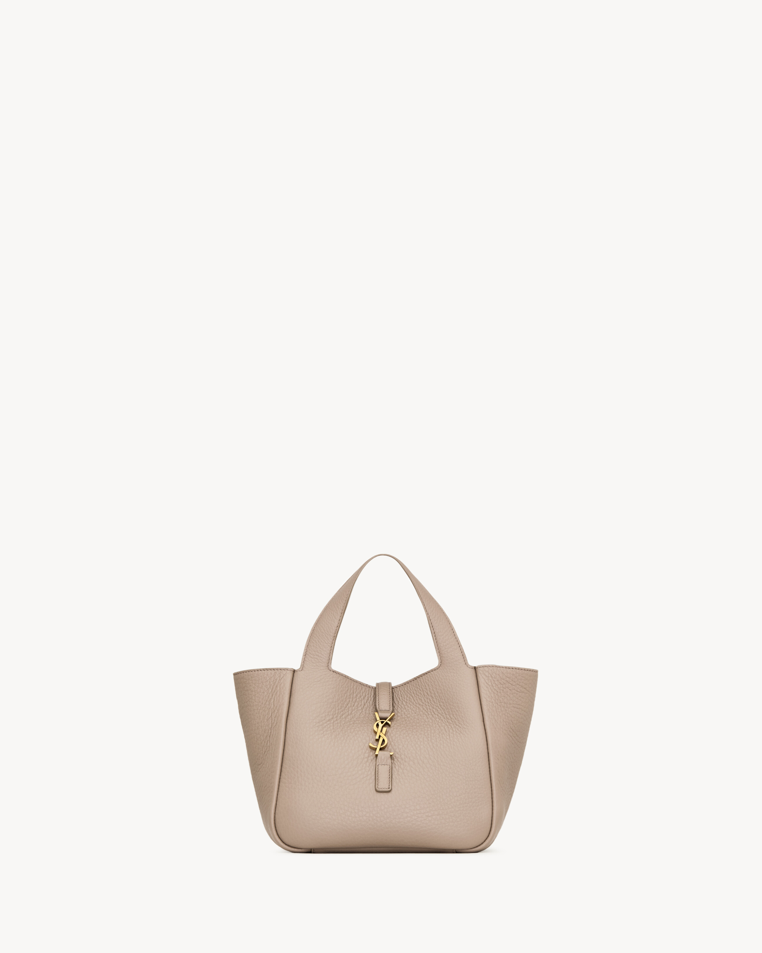 LE 5 \u00c0 7 BABY BEA in grained leather in Beige | Saint Laurent | YSL EN-US | Saint Laurent Inc. (Global)