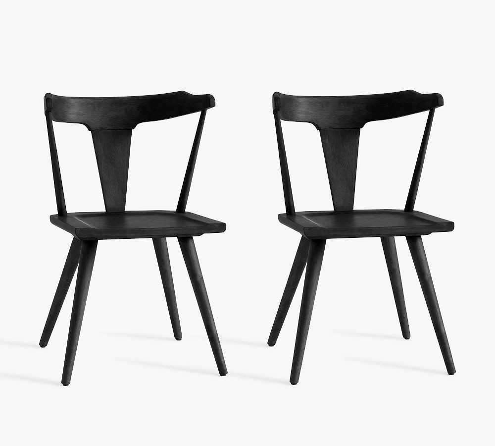 Westan Dining Chair, Black, Set Of 2 | Pottery Barn (US)