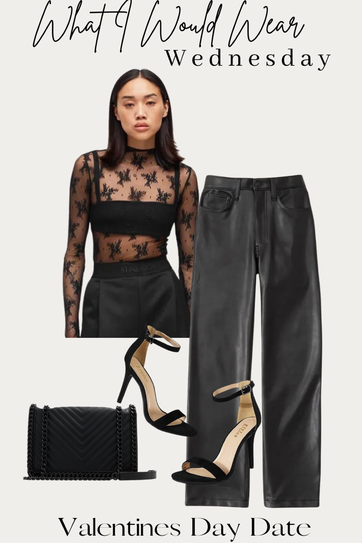 Love how classy but a little sexy, this outfit is! Perfect for a Valentine’s Day date! I own this shirt and it is actually so versatile! Can dress it up or dress it down & wear under a pair of overalls! 

#LTKstyletip #LTKFind #LTKshoecrush