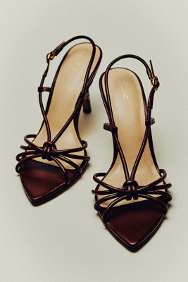 Aleah Strappy Pointed-Toe Heels | Anthropologie (US)