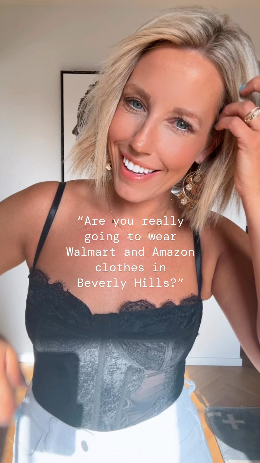 Of course I’m wearing Amazon and Walmart!!!! What else would I wear?!? I’m currently obsessed  with these jeans….i have them in three washes! And this corset tank and blazer is the perfect combination of sexy meets sophisticated!!!
⬇️⬇️⬇️
Tank and jeans wearing size medium
Heels sized up 1/2 size #LTKxWalmart

#LTKStyleTip #LTKFindsUnder50