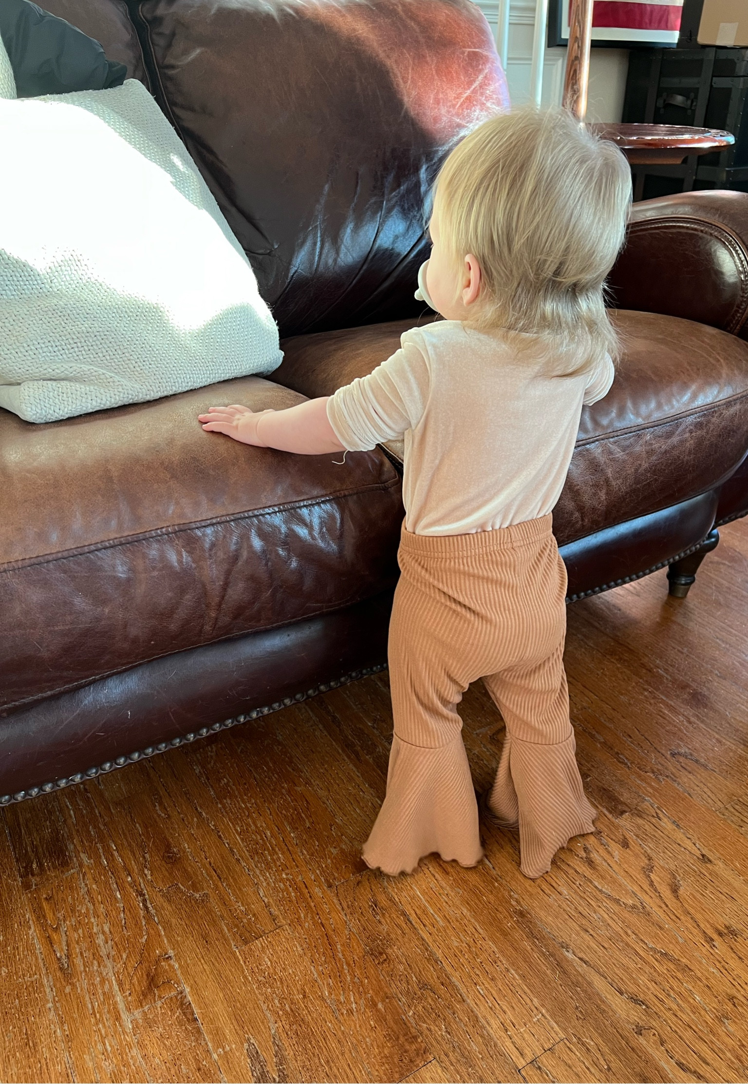 Eleanor’s bell bottoms 

#LTKkids #LTKbaby