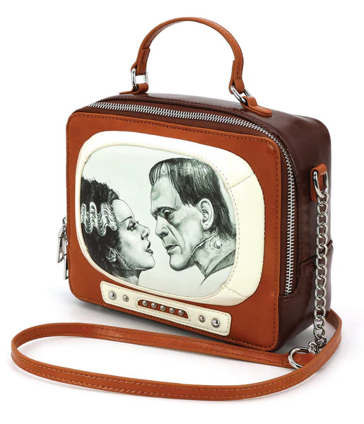 Frankenstein & Bride Tv Set Crossbody Bag | UniqueVintage
