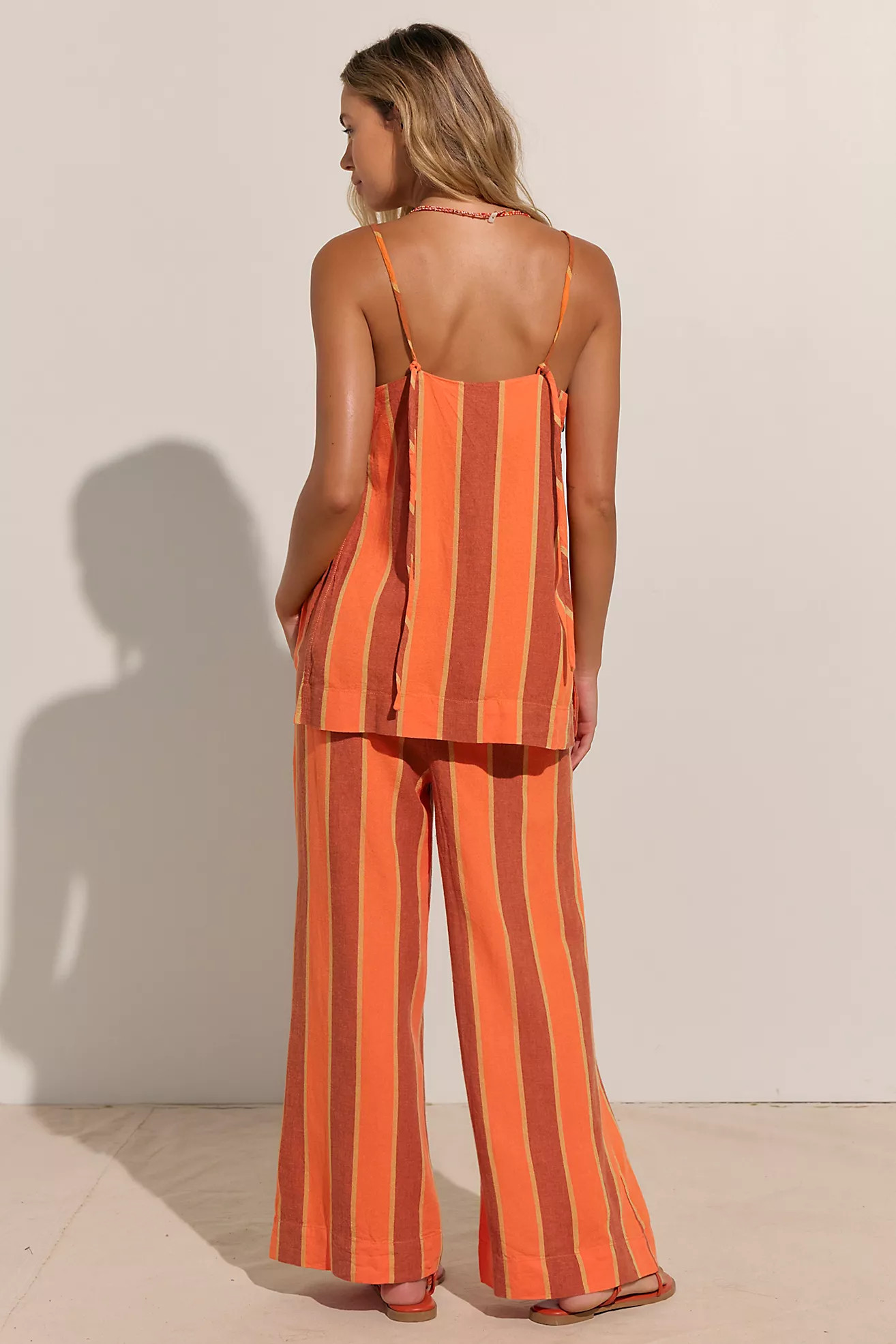 Sightseer Linen Striped Pant Set | Free People (Global - UK&FR Excluded)