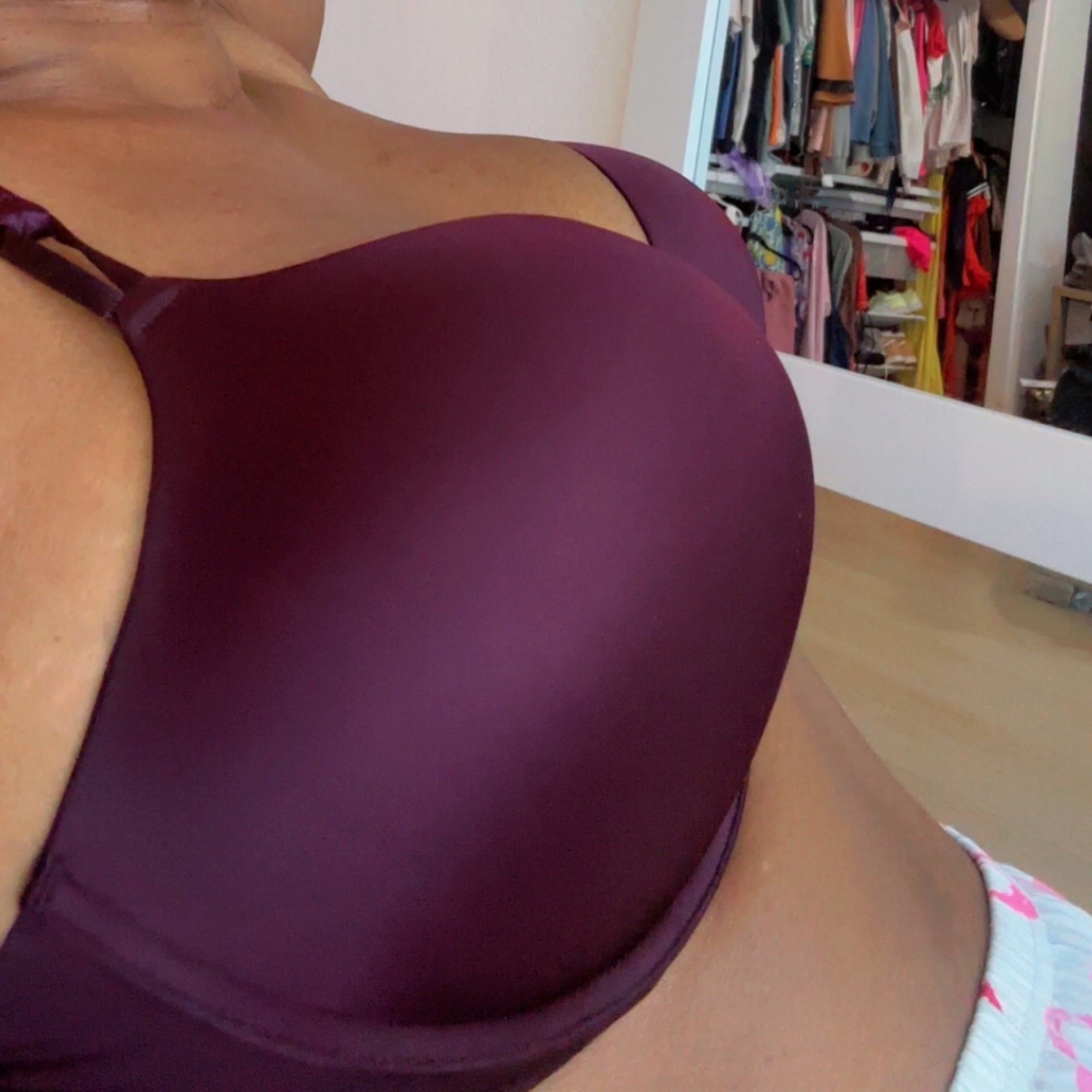 Victoria secret two cups push up bra. This is: smooth. In winter wine

#LTKPlusSize #LTKStyleTip