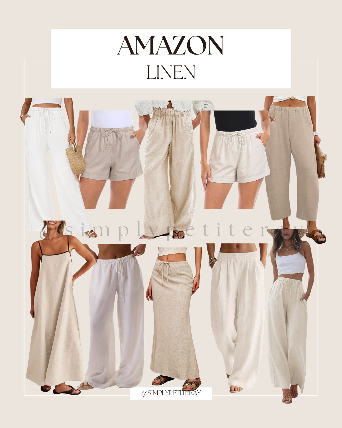 Upgrade your summer wardrobe with these chic linen shorts and pants! 

Perfect for any beach vacation.
Amazon linen fashion, linen shorts outfit, linen pants style, beach vacation outfits, chic summer wardrobe, lightweight summer fashion, effortless resort style, neutral summer looks, breezy vacation outfits, casual coastal style

#AmazonLinen #LinenStyle #BeachVacation #SummerWardrobe #ResortWear #AmazonFashion #VacationOutfits #CoastalStyle
 

 #LTKootd #LTKSeasonal