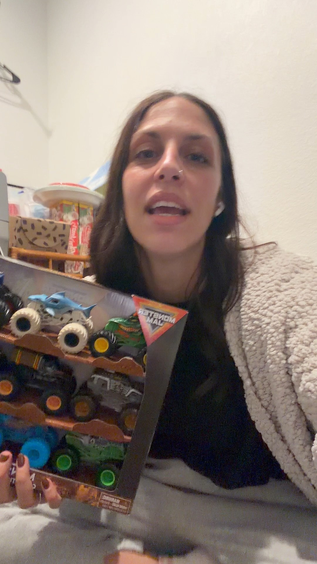 9 pack of monster jam monster trucks on sale for $21! Gifting them to Wade’s class for Christmas :) 

#LTKKids #LTKHoliday #LTKGiftGuide