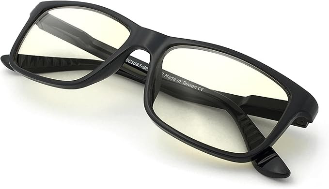 J+S Vision Blue Light Blocking Glasses for Men Women | Computer Gaming Work| Anti Strain Fatigue ... | Amazon (US)